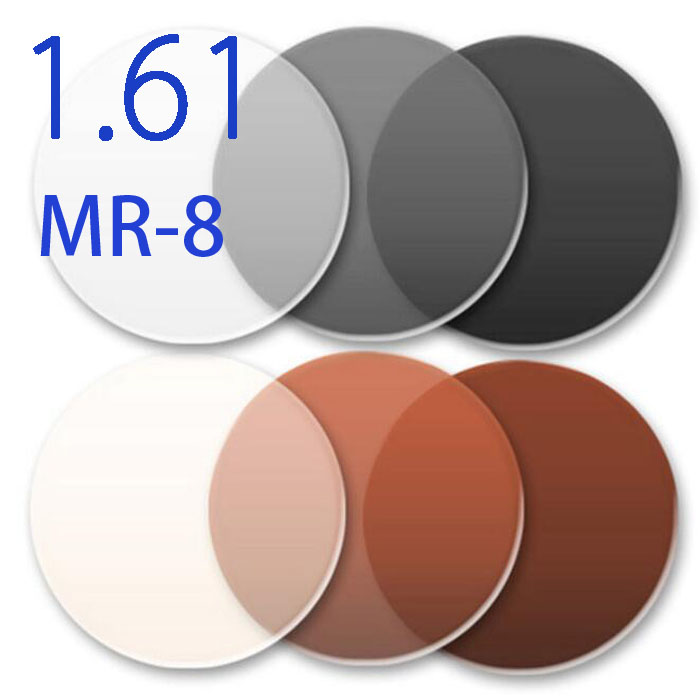 1.60 MR-8 photochromic blue block lenses