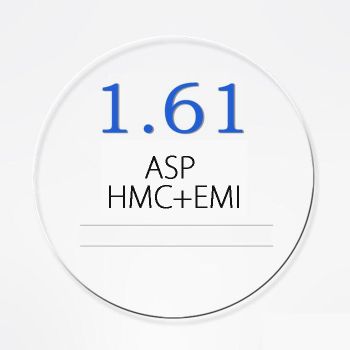 1.61 ASP HMC lenses, blue block stock, customized