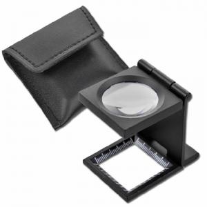 1582 Metal three fold 20D single achromat lens(Cloth Magnifier)