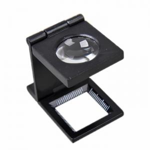 1587D Metal three fold 3 "/ 4 field 24D single achromat lens(Cloth Magnifier)
