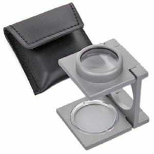 1587F Cloth Magnifier With glass reticle