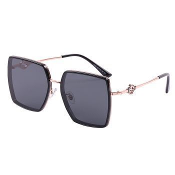 18022 Square metal+PC frame, nylon polarized sunglasses