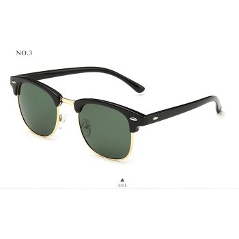 3016 PC+metal alloy TAC polarized sunglasses, with rice nail