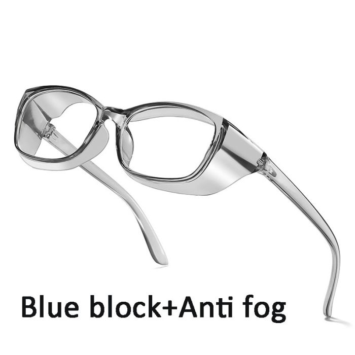 3378-1 Anti pollen droplet and blue block+anti fog goggles, windproof and anti sand goggles for outdoor cycling, fully wrapped protective optical frame