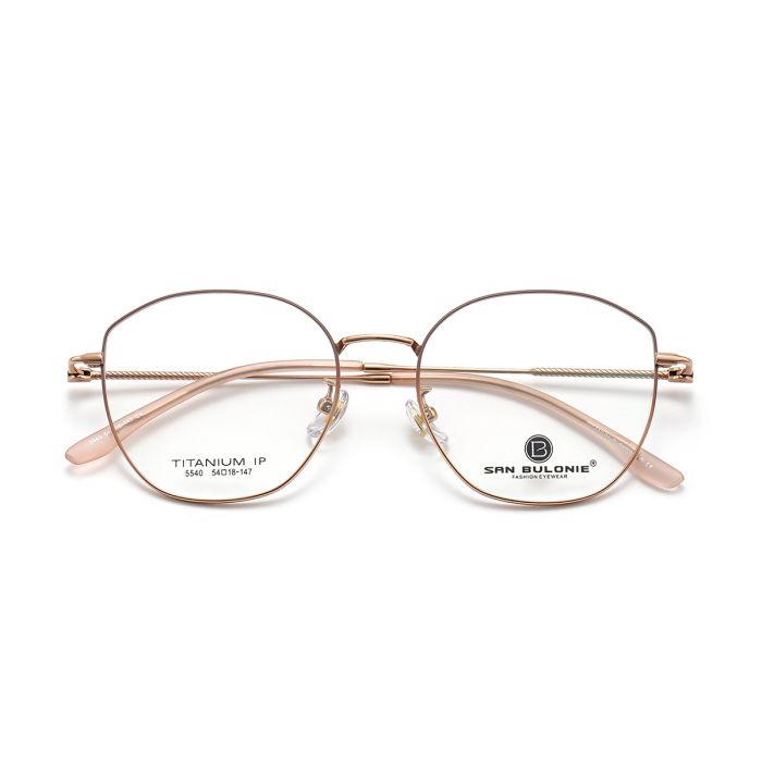 5540 High quality titanium alloy optical frame, cat eyes
