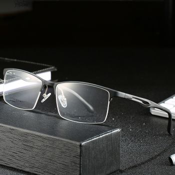 6323 Ultralight Aluminium magnesium business half-rim optical frame