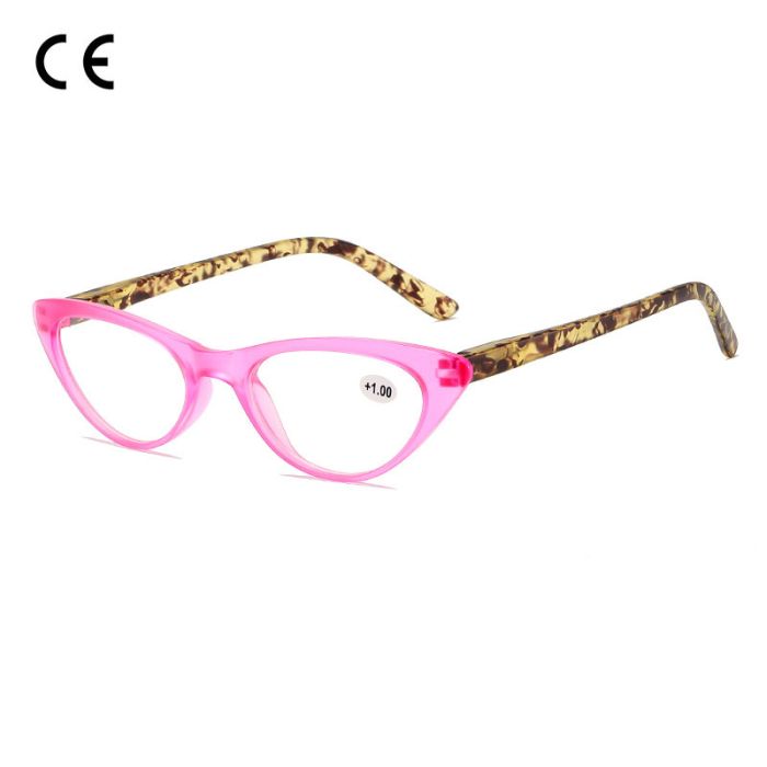 8513 Vintage cat-eye reading glasses for women, featuring personalized fashion and spring temples