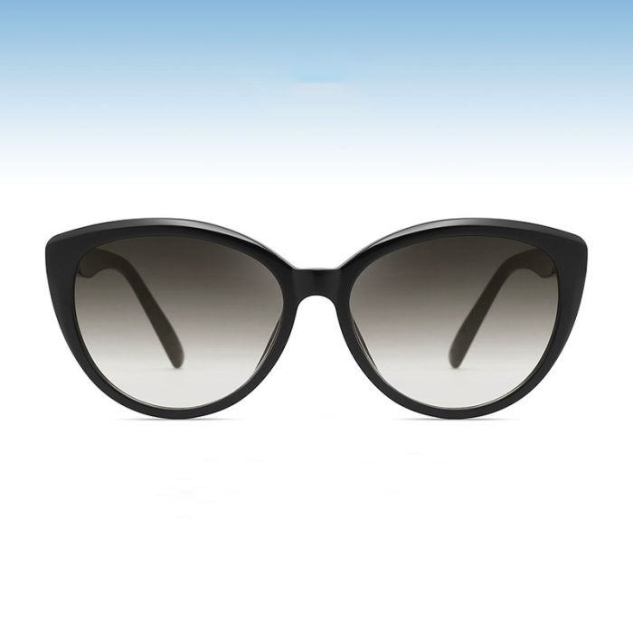 9046 Acetate cat eye sunglasses, nylon lenses