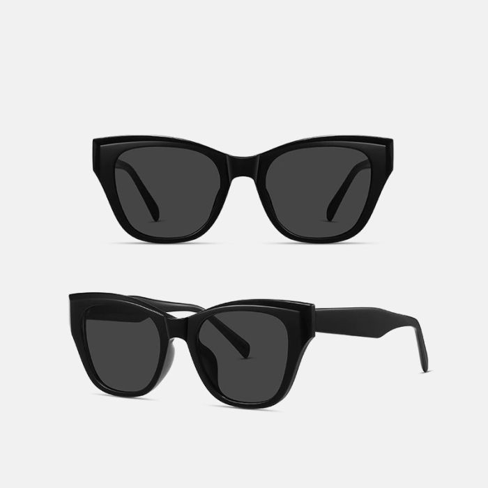 9119 Personalized cat eye sunglasses, European and American, female, handmade acetate frame high-definition nylon lenses ins