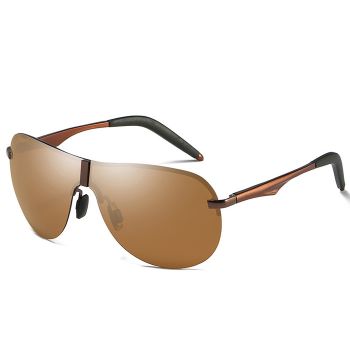 A530 Rimless Aluminium magnesium polarized sunglasses, night vision lenses