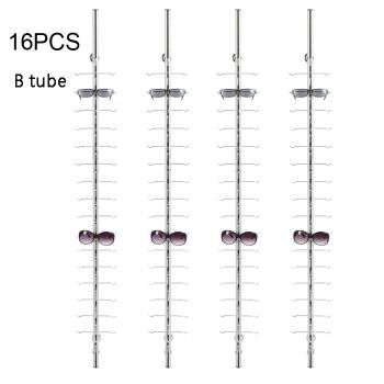 B-16 /A-16/C-16 Aluminium rod for 16pcs of glasses, with lock and buffer, 1.4m length