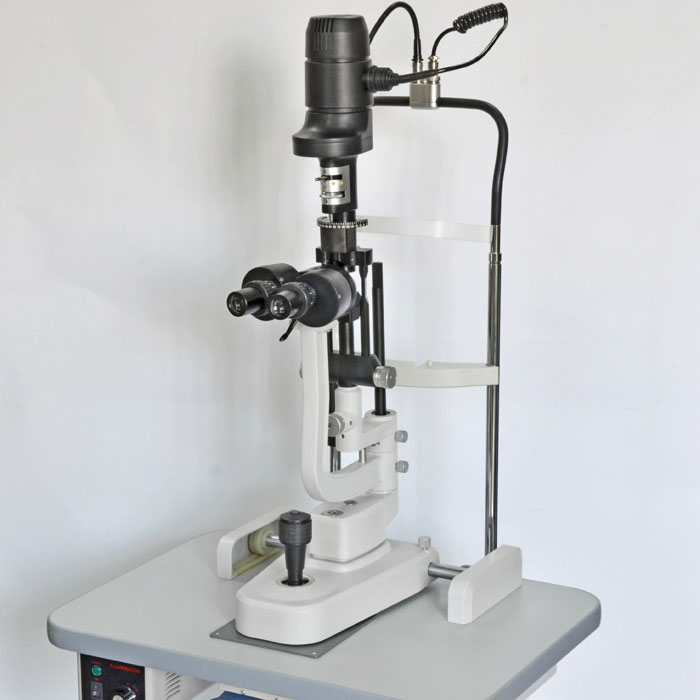 BL-66B 2 Magnifiers Slit lamp microscope, halogen lamp