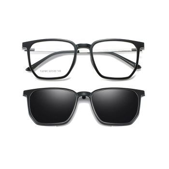 CL2181 TR90 Magnetic absorption square polarized set glasses, two-in-one