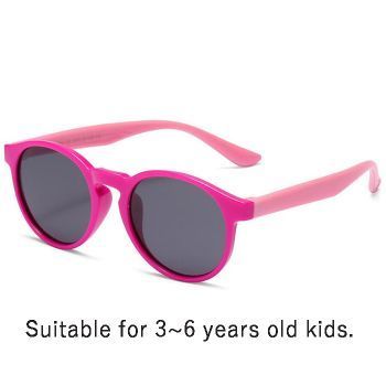 CT11003 TPEE soft round Kid 3~6 years old polarized beach sunglasses
