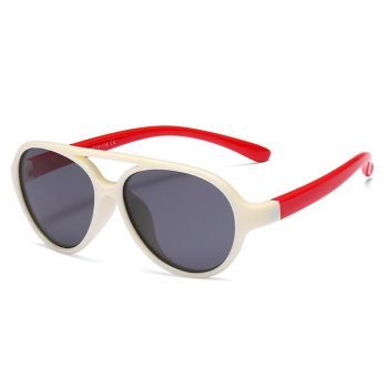 CT11011 TPEE soft square Kid 8~12 years old polarized beach sunglasses