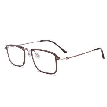 CX6277 Comfortable Aluminium magnesium square full-rim optical frame, retro