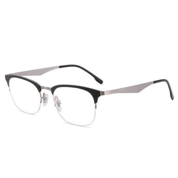 CX6282 Comfortable Aluminium magnesium eyebrow half-rim optical frame