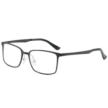 CX6302 Comfortable Aluminium magnesium square full-rim optical frame, retro