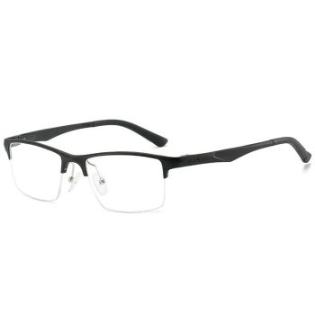 CX6329 Comfortable Aluminium magnesium half-rim optical frame, spring temples