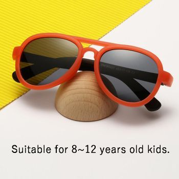 DM18042C Kid 8~12 years old nylon elastomer polarized frog sunglasses