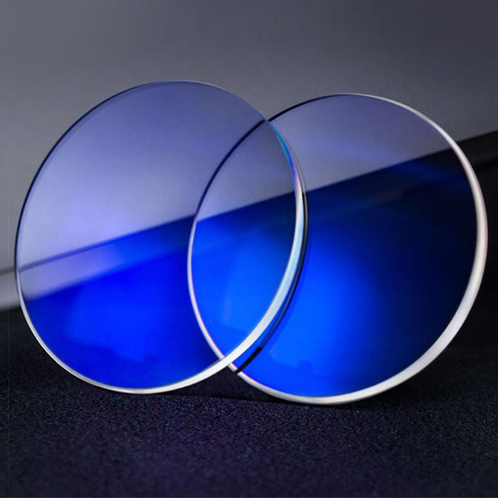 1.56, 1, 59, 1.61, MR-8, 1.67, MR-7, 1.74 Asp HMC blue block blue ar lenses