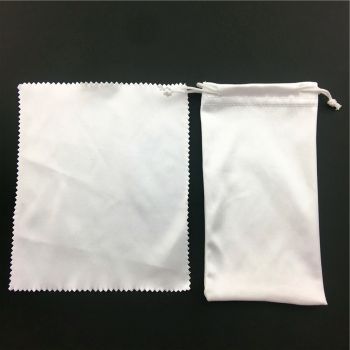 JH-66 Needle one needle two sunglasses bag and glasses cloth set