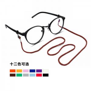 JH-153 Thick polyester fiber colorful glasses cords, 12 colors