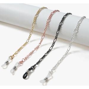 JH-167 Thick plating metal alloy glasses chain