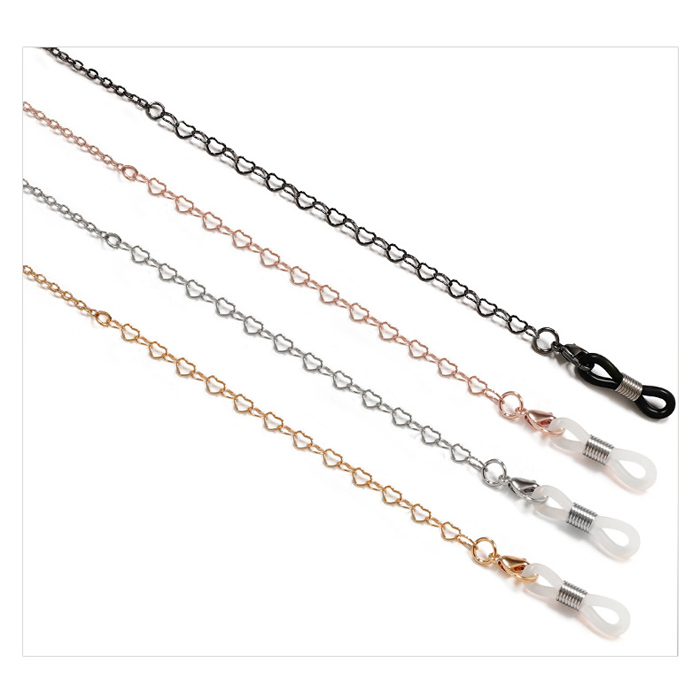 JH-232 Glasses hanging chain, necklace, sunglasses, myopia, presbyopia, anti loss, anti drop eyewear rope, hollowed out love style