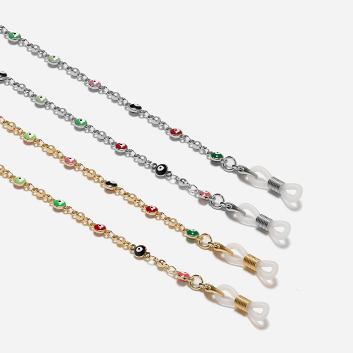 JH-268 Stylish and minimalist copper bead eyewear chain, versatile and versatile