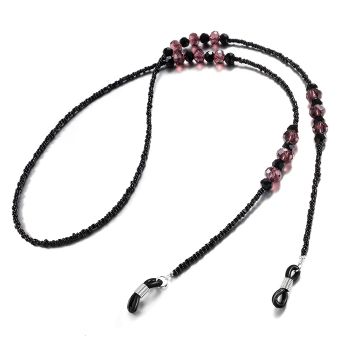 JH-373 Vintage Acrylic+crystal Beaded Glasses Chain