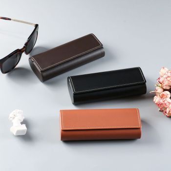 JH-381 High grade and generous optical glasses boxes, leather sunglasses boxes