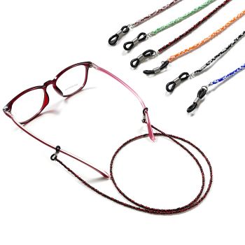 JH-387 Acrylic Bicolor Glasses Chain, Amber