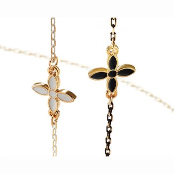 JH-400 Single sided four leaf flower copper eyewear chain, mask strap