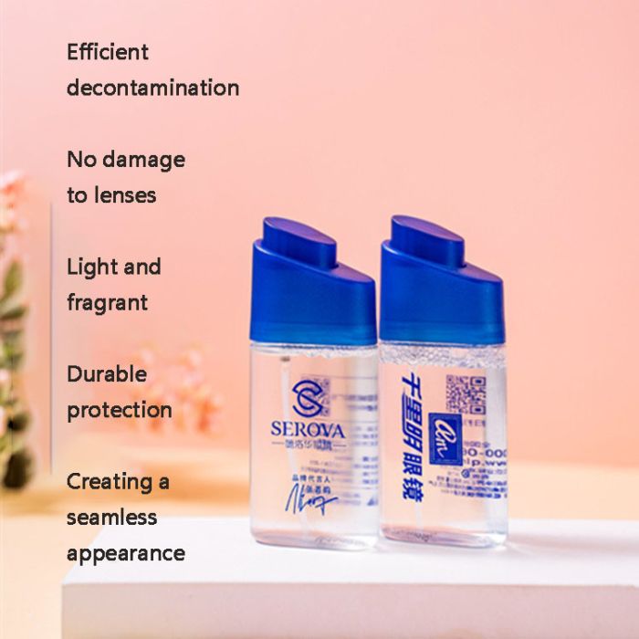 JH-578 Glasses cleaning solution, 30ml, logo available