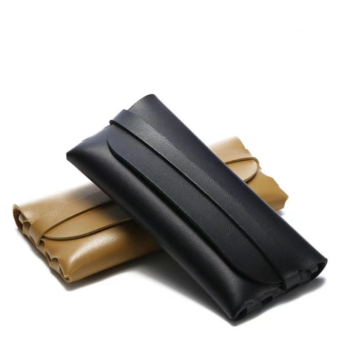 JH-591 Glasses case soft pack, handmade high-end leather glasses case