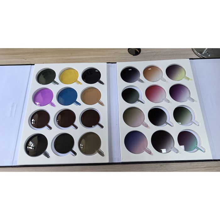 JH-607 Lens color palette, 24 kinds of colors, lens display case, PU, EVA