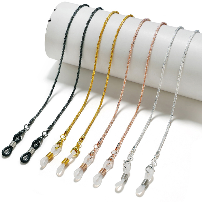 JH-7 A niche design with sparkling stars all over the sky, copper glasses, hanging ropes, light luxury mask chains