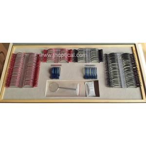 JP-158BR Trial lens set | 38mm metal ring, 158pcs, colorful, leather case