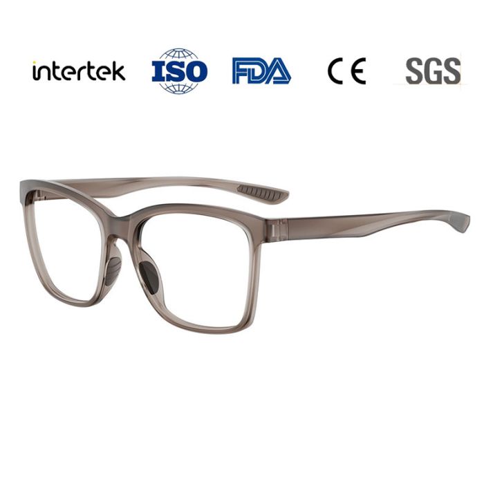 K505-16 European and American fashionable TR90 casual sports, optical, anti-slip square frame, compatible with prescription glasses