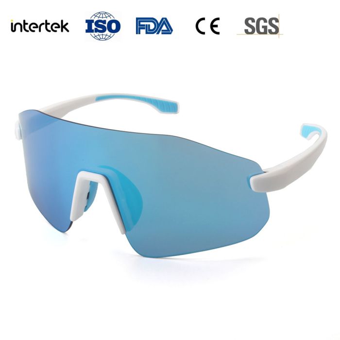 KC016-13A European and American frameless sports cycling glasses, outdoor wind and sand protection, hiking sunglasses, optical frame