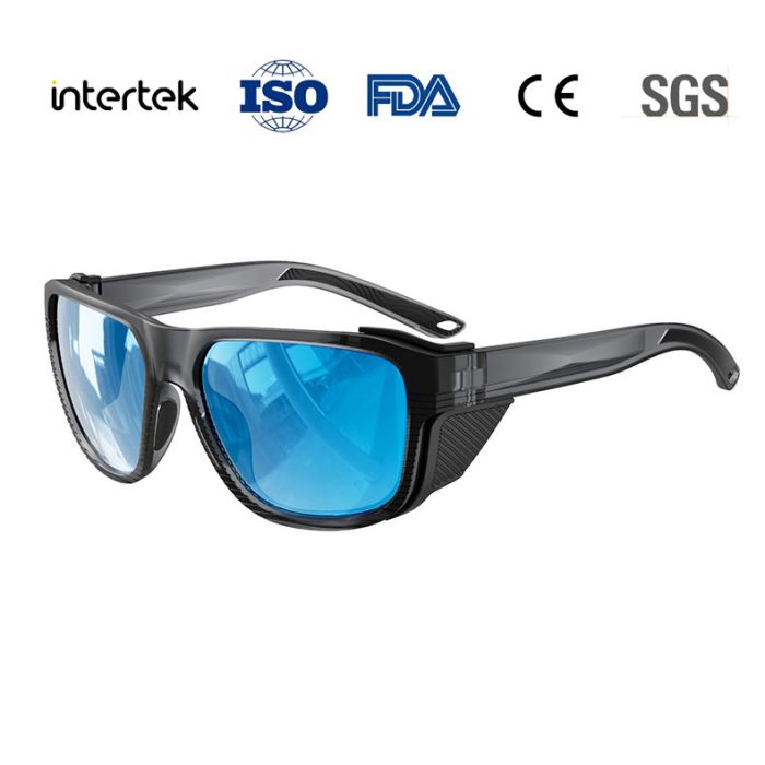 KM-Y360F Outdoor UV400 windproof hiking polarized side sunglasses, lightweight hiking sports glasses