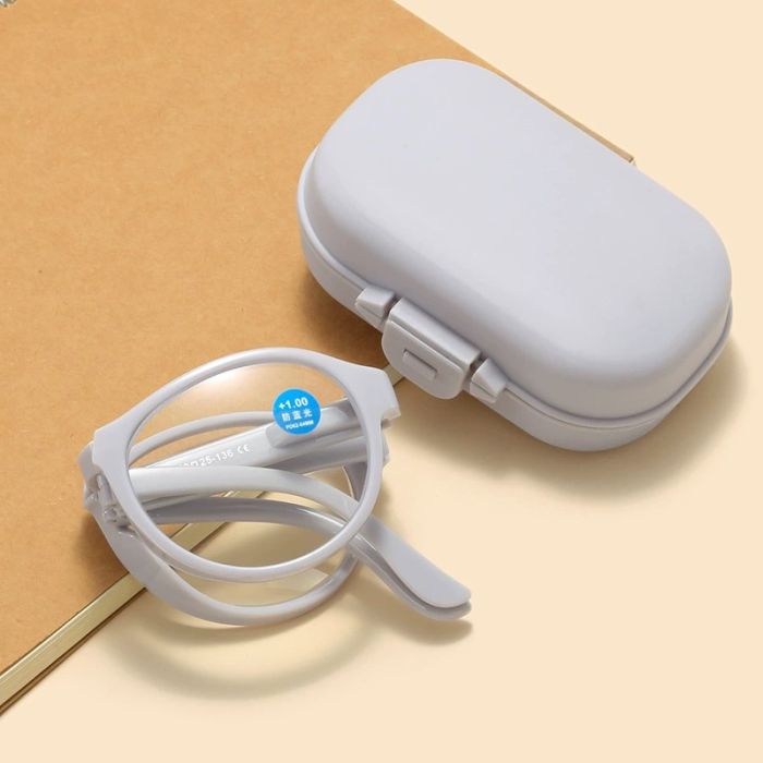 KY666 PC fodable blue block reading glasses