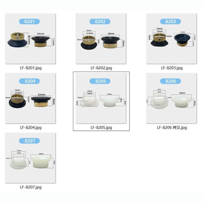 LF-8201~8207 Lens suckers for TAKAYA, SEIKO, Jinglian lens edgers