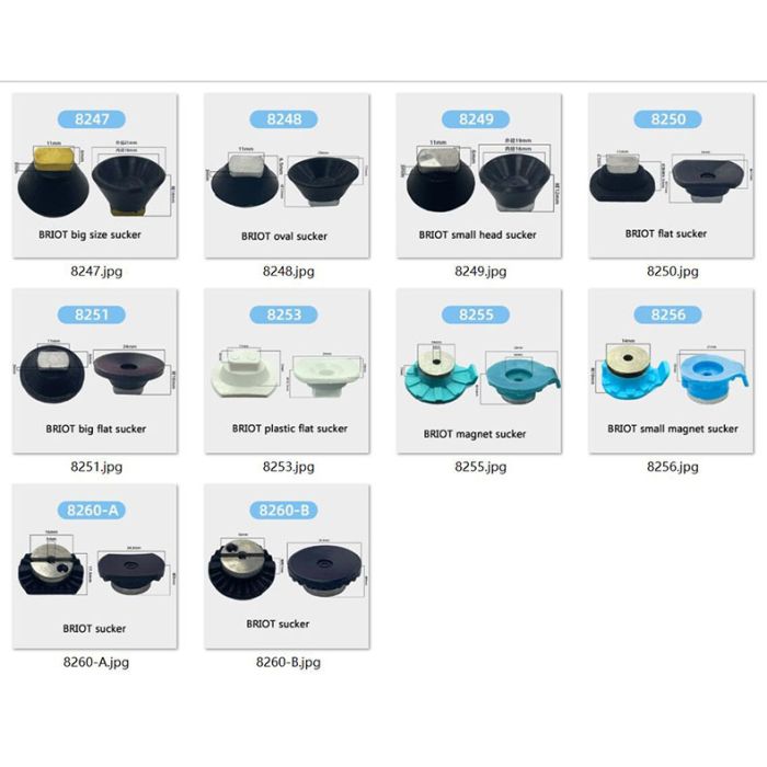 LF-8247~8260 Briot lens suckers