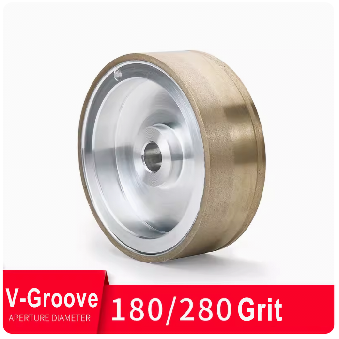 NH-35W 35mm width 100 dia hand lens edger grinding wheel, 180/280 mesh