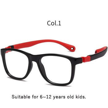 NP0809 TR90&nylon elastomer 6~12 years old kid optical frames, removable temples
