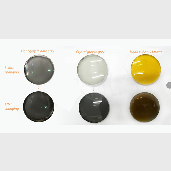 1.56, 1.61Polarized photochromic lenses, the whole day lenses