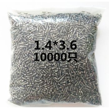 S009 Cross flat head hinge screws, 2.0*1.4*3.6mm, 10000pcs/bag