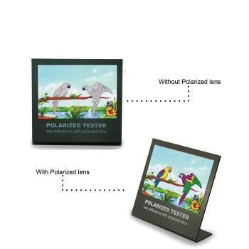 SC-B-L-07 Rainbow polarization tester, acrylic display stand, customized